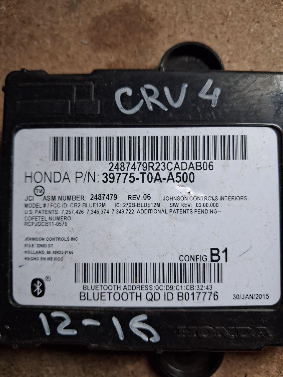 Блок управління Bluetooth Honda CR-V 4 - Зображення 2