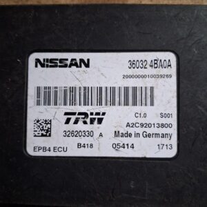 Блок управління ручним гальмом Nissan