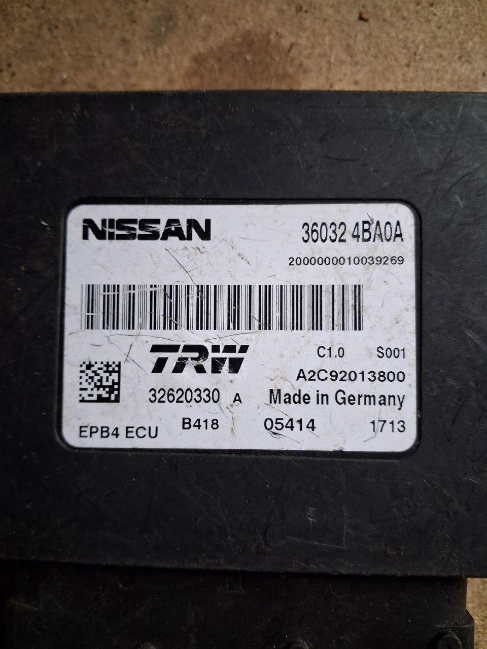 Блок управління ручним гальмом Nissan
