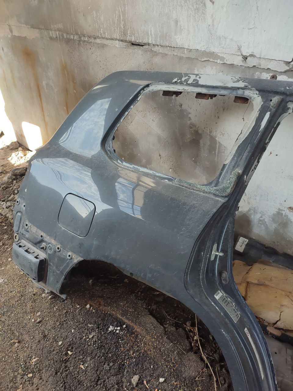 Крило четверть заднє праве зі середньою стійкою Toyota Land Cruiser 200 2008-2021 6016160890 - Зображення 8