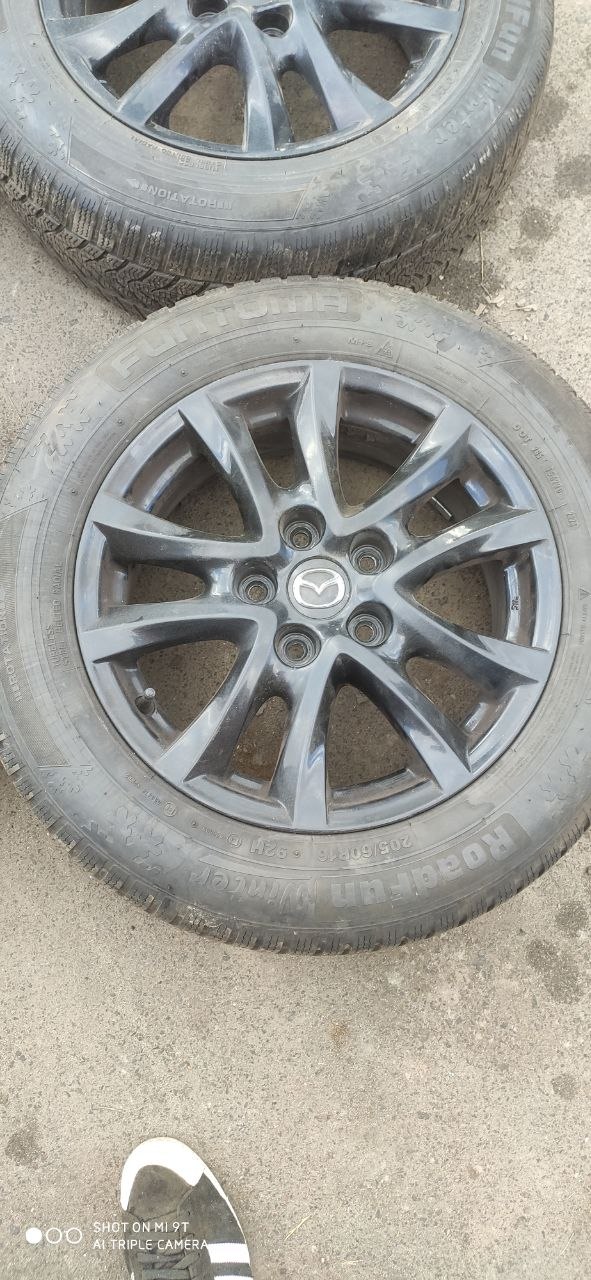 Диски R16 5x114.3 з шинами 205/60 R16 Mazda 3 BM / BN - Зображення 3