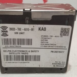Блок модуль радіо XM Honda Pilot 2008-2015 39820-TK8-A010-M1