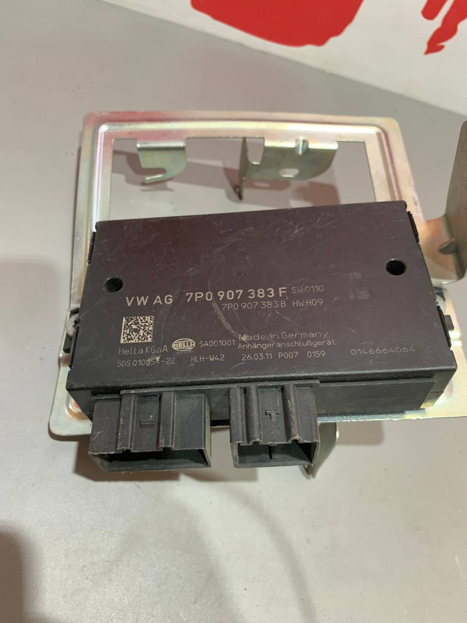Блок керування фаркопом Porsche Cayenne 7P 7P0907383F Hella - Зображення 7